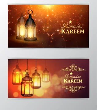 Ramadan Kareem, greeting background Stock Illustration