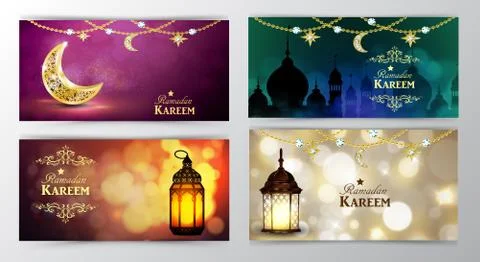 Ramadan Kareem, greeting background Stock-Illustration