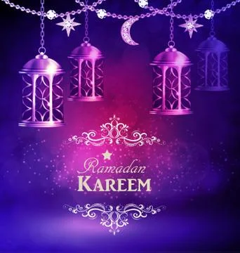 Ramadan Kareem, greeting background Stock Illustration