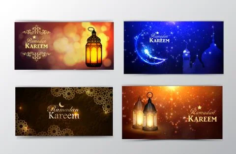 Ramadan Kareem, greeting background Stock Illustration