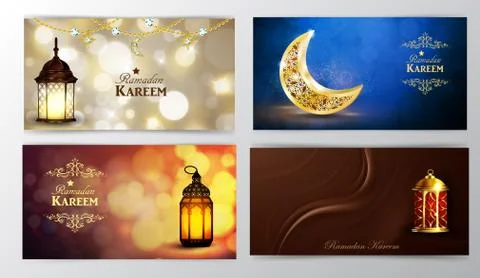 Ramadan Kareem, greeting background vector Stock Illustration