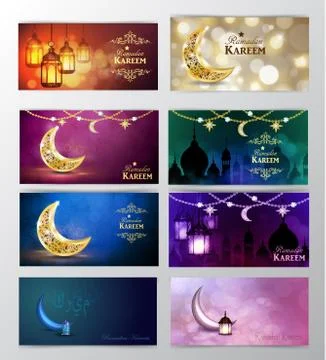 Ramadan Kareem, greeting background vector Stock Illustration