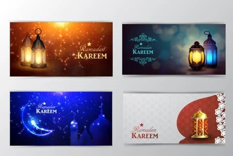 Ramadan Kareem, greeting background vector Stock Illustration