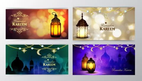 Ramadan Kareem, greeting background vector Stock-Illustration