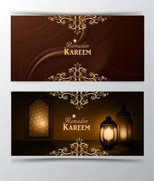 Ramadan Kareem, greeting background vector Illustrazione stock