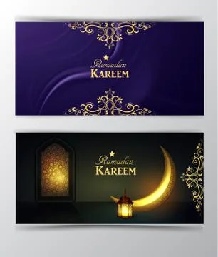 Ramadan Kareem, greeting background vector Stock Illustration