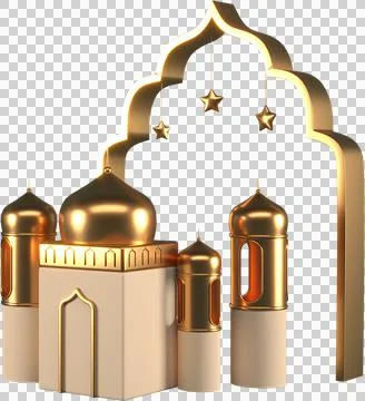 Ramadan Kareem Greeting elements background Islamic with decorative mosque    库存插图