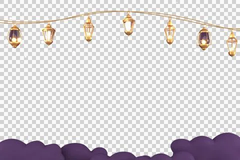 Ramadan Kareem Greeting elements background Islamic with decorative mosque    Stock Illustration