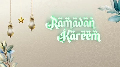 Ramadan Kareem Greeting Stock Footage 269829914