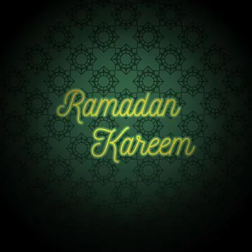 Ramadan kareem greeting vector background. Stock Illustration
