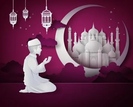 Ramadan kareem. Stock Illustration