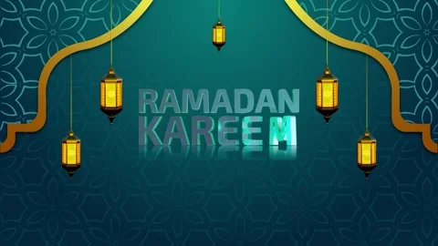 Ramadan Kareem Islamic Background Stock Footage 343721068