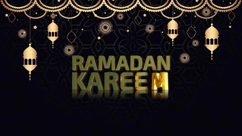 Ramadan Kareem Islamic Background Loop Video Stock Footage 343721144