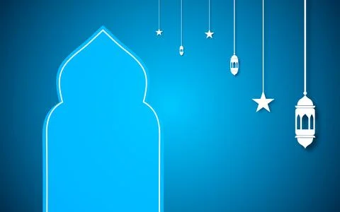 Ramadan Kareem Islamic background template vector illustration. Stock Illustration