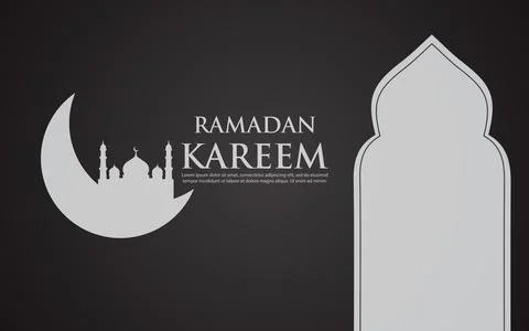 Ramadan Kareem Islamic background. Vector illustration. Stock Illustration