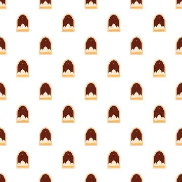 Ramadan kareem islamic windows pattern white background イラスト素材