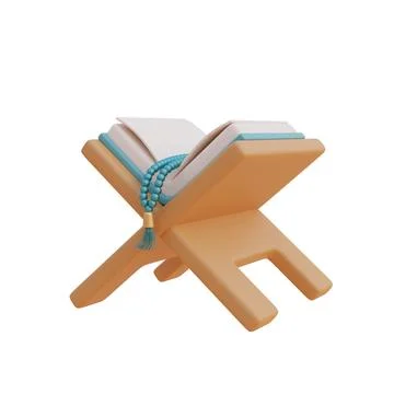 Ramadan Kareem or Eid Al Adha mubarak. 3d Element decorated for Muslim Isla.. Stock Illustration