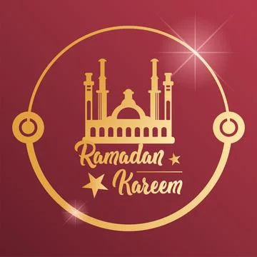 Ramadan Kareem poster Stock Illustration