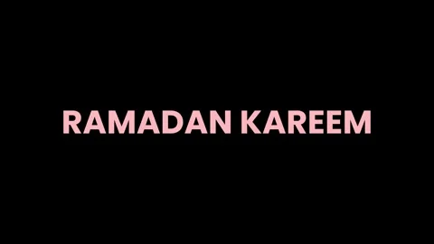 Ramadan Kareem smooth text animation isolated on black background 스톡 동영상 326341905