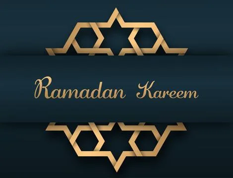 Ramadan Kareem Template Stock Illustration