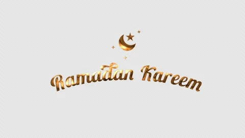 Ramadan-Kareem-text-animation Video stock 327830018