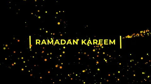 Ramadan Kareem text animation . Glitter Light circle trail Sparkling star dust t Stock Footage 295491725