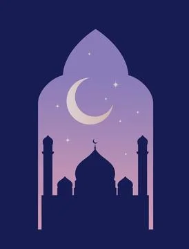 Ramadan kareem vector illustration. Stock Illustration