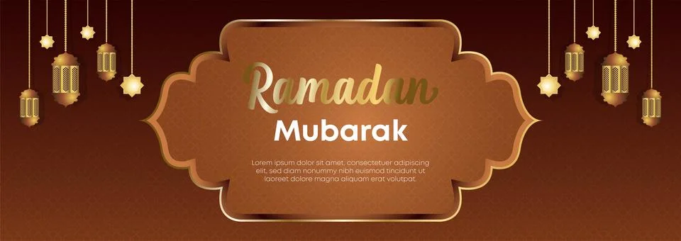 Ramadan Kareem Web Background Super Sale Banner with Podium for Display Product Stock Illustration