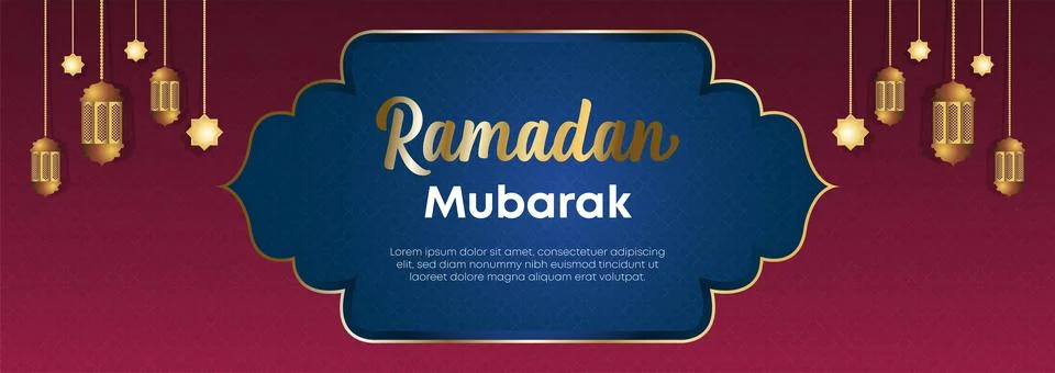 Ramadan Kareem Web Background Super Sale Banner with Podium for Display Product Stock Illustration