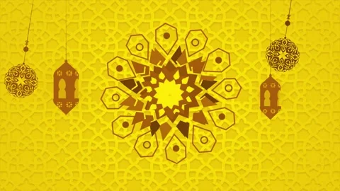 Ramadan Lantern Abstract Background Video Video stock 201134603