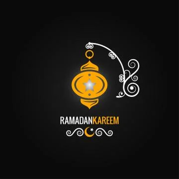 Ramadan lantern design background Stock Illustration