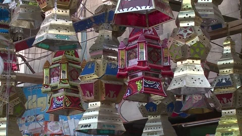 Ramadan Lantern Video stock 254274653