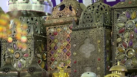 Ramadan Lantern Stock Footage 263571443