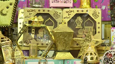 Ramadan Lantern Stock Footage 263571446