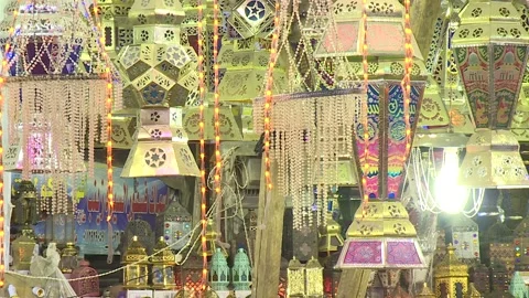Ramadan Lantern Stock Footage 263571681