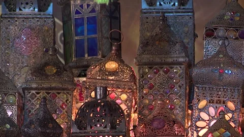 Ramadan Lantern Stock Footage 263571797