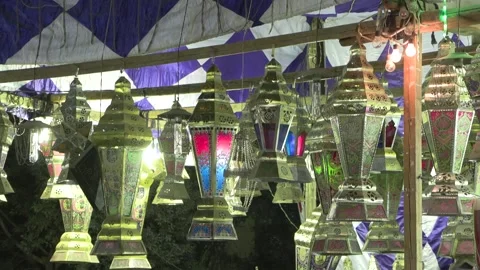 Ramadan Lantern Stock Footage 264177866