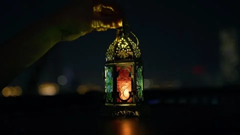 Ramadan Lantern Stock Footage 266156008