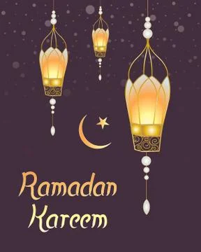 Ramadan lantern Stock Illustration