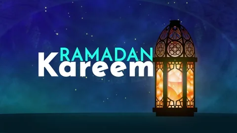 ramadan lantern green screen