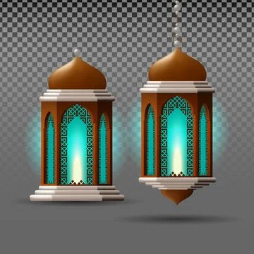 Ramadan lantern vector. Stock Illustration