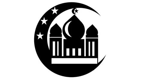 Ramadan logo design Иллюстрация