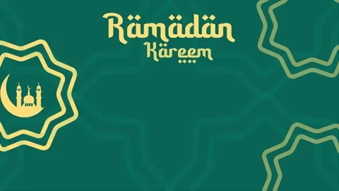 Ramadan mandala theme horizontal background loop animation. Ramadan banner Stock Footage 316266772
