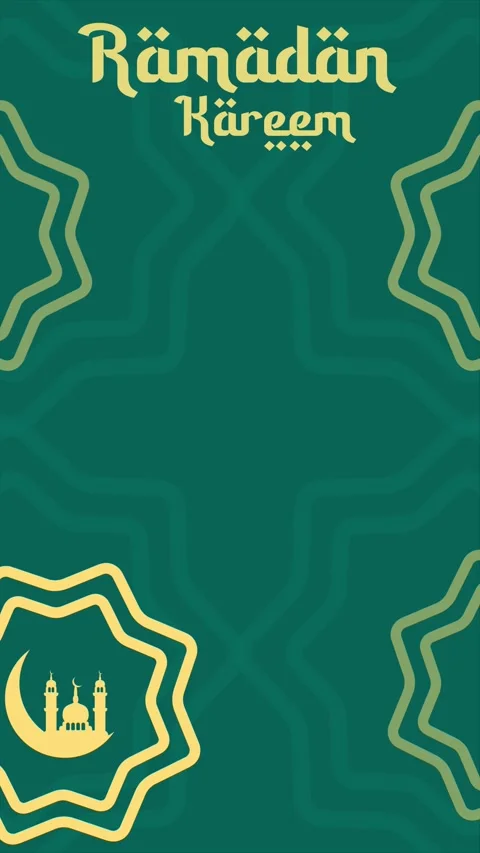 Ramadan mandala theme vertical background loop animation. Ramadan banner Stock Footage 316266775