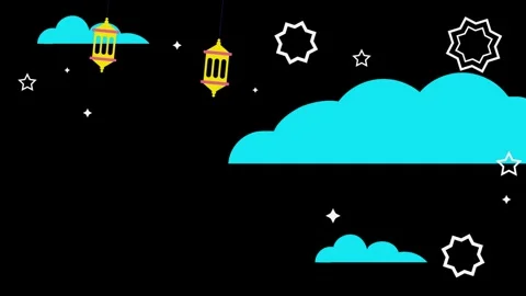Ramadan Month Animation – Motion Graphics &amp; Vector Illustration Stock Footage 314121584