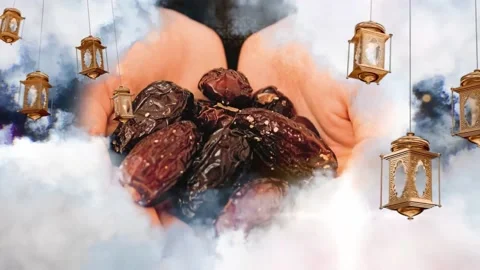 Ramadan is the month of sharing Video stock 153439636