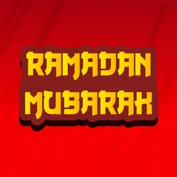 Ramadan Mubarak. Stock Illustration