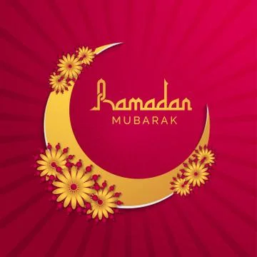 Ramadan Mubarak. Illustrazione stock