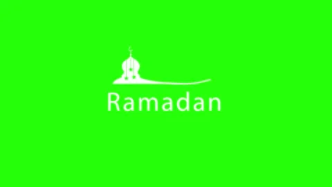 Ramadan Mubarak typography 스톡 동영상 235817598