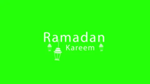 Ramadan Mubarak typography 스톡 동영상 235817980